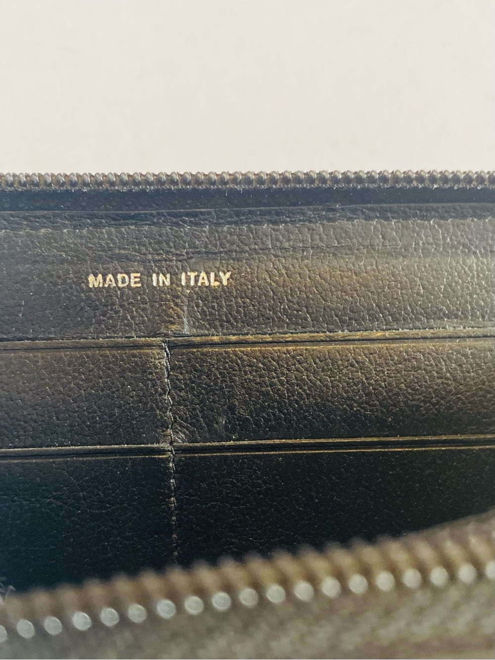 🛍️Chanel RARE Authentic & Vintage CC Jacket Motif Long Zip Around Zippy Wallet - Picture 13 of 16